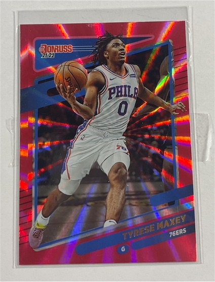 2021-22 Panini Donruss #48 Tyrese Maxey — front