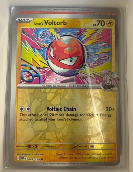 2025 Pokémon Journey Together #047 Iono's Voltorb — front