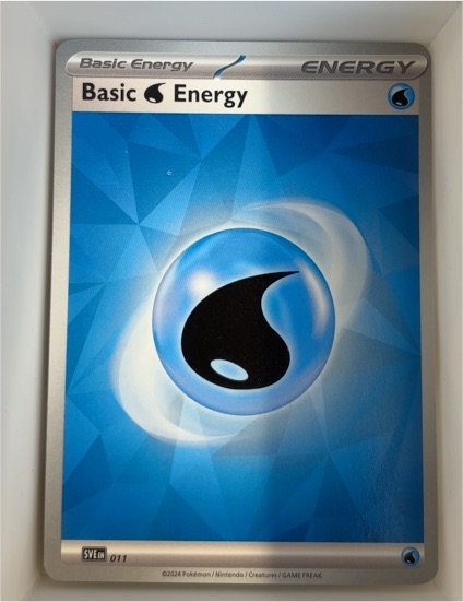 2024 Pokémon SVE011 Basic Water Energy — front