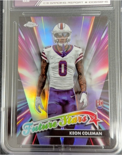 2024 Topps Chrome #FS-10 Keon Coleman Future Stars — front