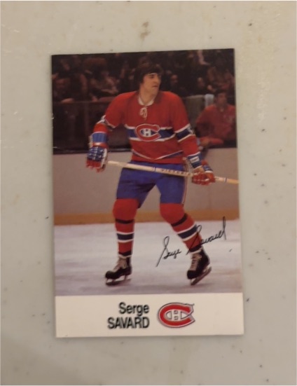 1988-89 Esso All-Stars #V75056 Serge Savard — front