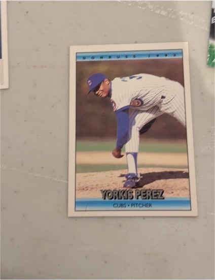 1992 Donruss #754 Yorkis Perez — front
