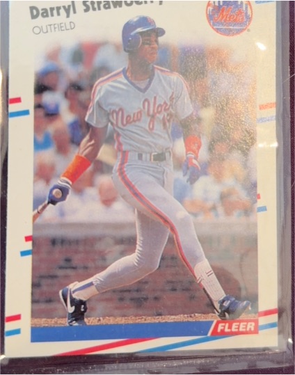 1988 Fleer #151 Darryl Strawberry — front