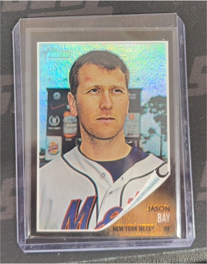 2011 Topps Heritage Chrome #C72 Jason Bay — front