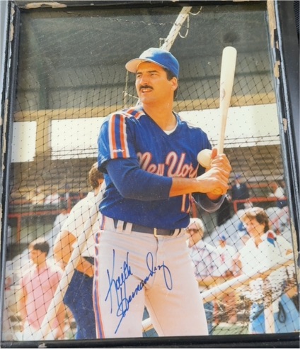 Keith Hernandez Autographed 8x10 Photo New York Mets — front
