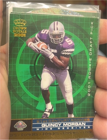 2001 Pacific Crown Royale 21st Century Rookies #17 Quincy Morgan — front