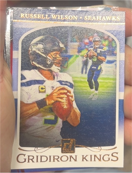 2019 Donruss Gridiron Kings #GK-13 Russell Wilson — front