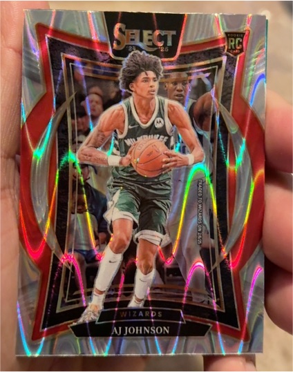 2024-25 Panini Select #67 AJ Johnson Rookie Concourse — front