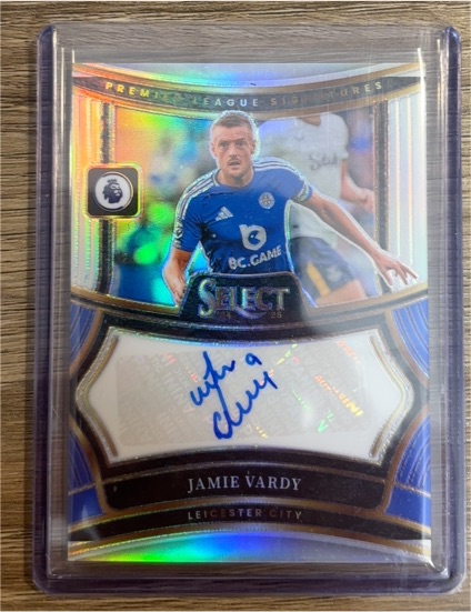 2024-25 Panini Select Premier League Signatures Jamie Vardy — front