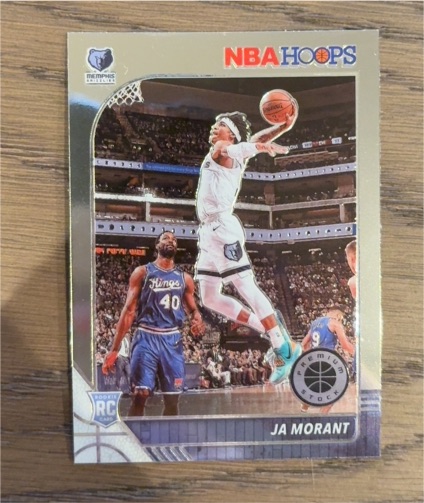 2019-20 Panini NBA Hoops Premium Stock #259 Ja Morant — front