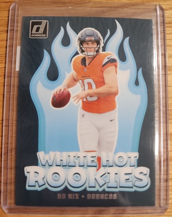 2024 Donruss White Hot Rookies #WH9 Bo Nix — front