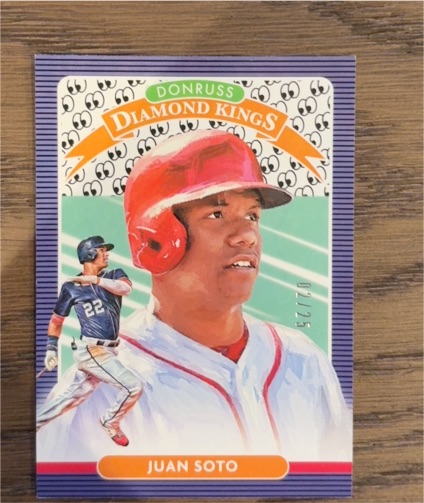 2020 Donruss Diamond Kings #23 Juan Soto — front