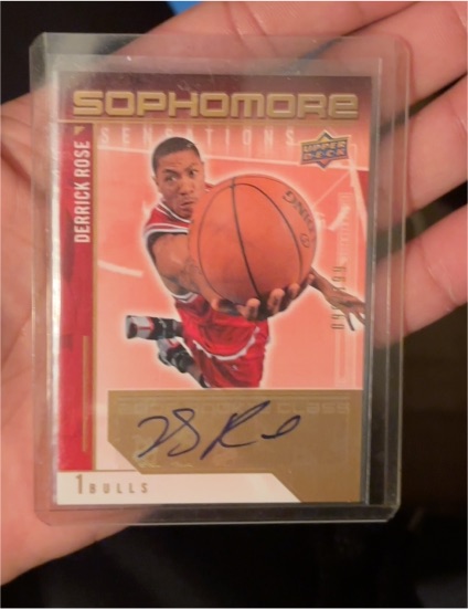 2009-10 Upper Deck Sophomore Sensations #SSOM Derrick Rose — front