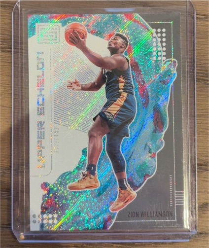 2019-20 Panini Status #3 Zion Williamson — front