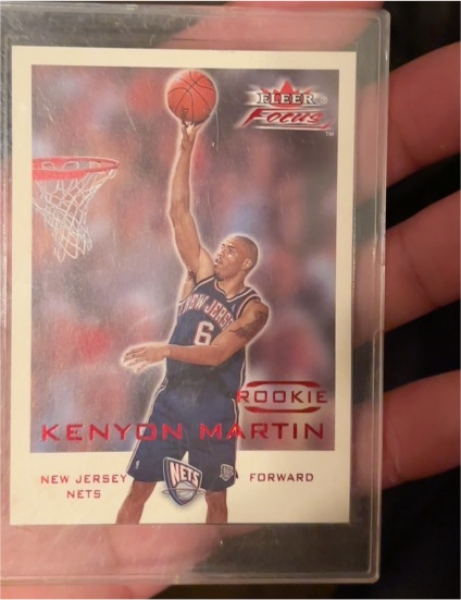 2000 Fleer Focus Kenyon Martin Rookie — front