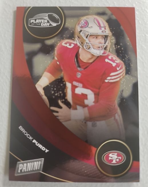 2024 Panini Player of the Day #16 Brock Purdy — front