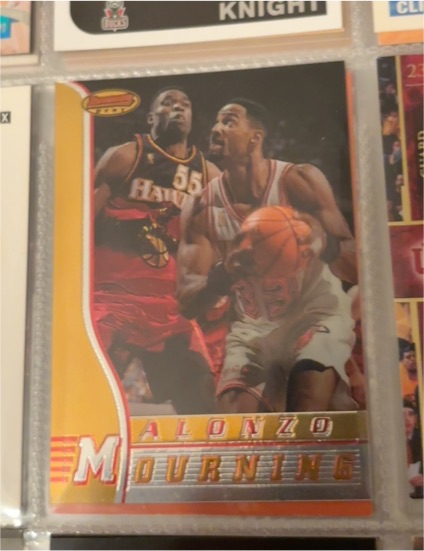 1996 Topps #86 Alonzo Mourning — front