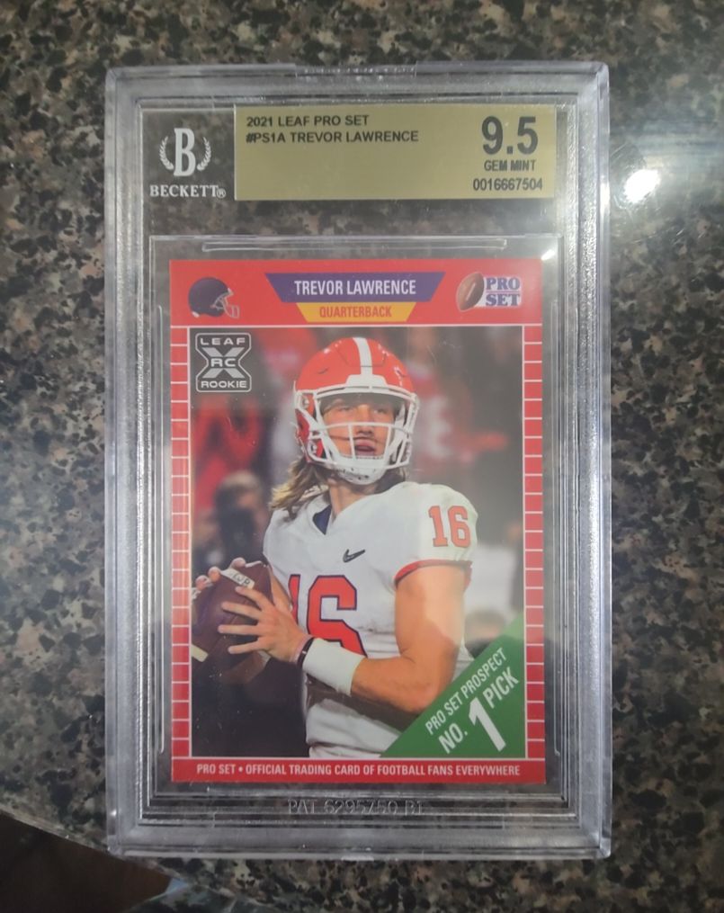 2021 Leaf Pro Set #PS1A Trevor Lawrence — front