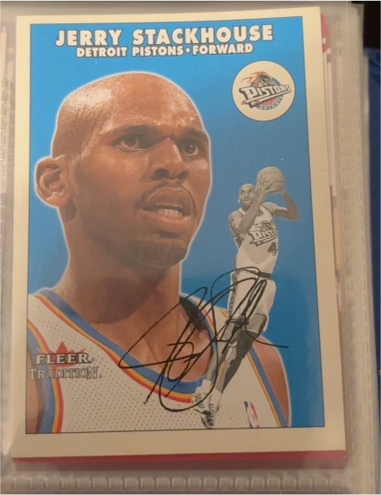 2000-01 Fleer Tradition #33 Jerry Stackhouse — front
