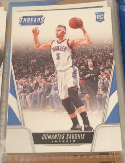 2016-17 Panini Threads #151 Domantas Sabonis — front