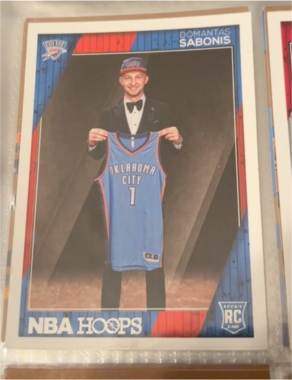 2016-17 Panini NBA Hoops #271 Domantas Sabonis — front