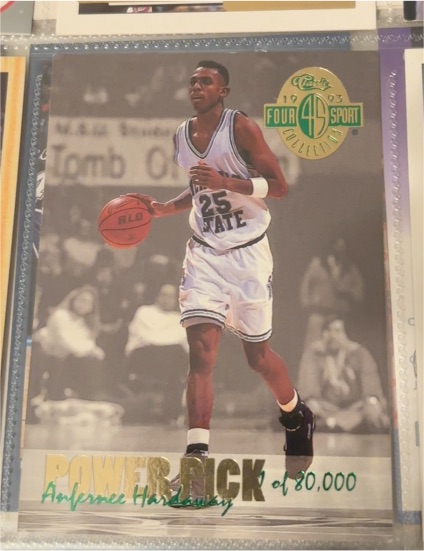 1993 Classic Four Sport #PP2 Anfernee Hardaway Power Pick Bonus — front