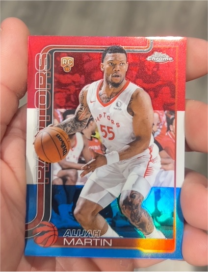 2025-26 Topps Chrome #290 Alijah Martin — front