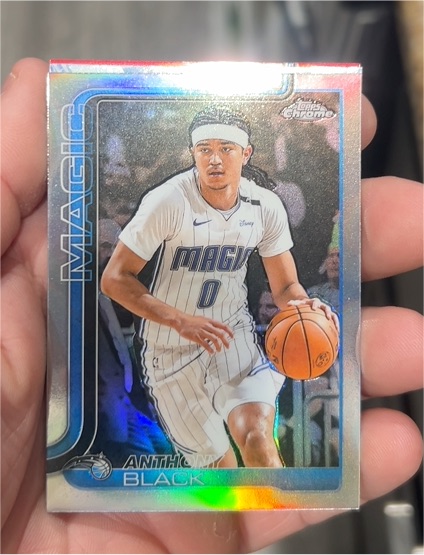 2025-26 Topps Chrome #103 Anthony Black — front