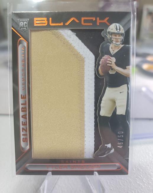 2025 Panini Black #SIZ-TS Tyler Shough — front