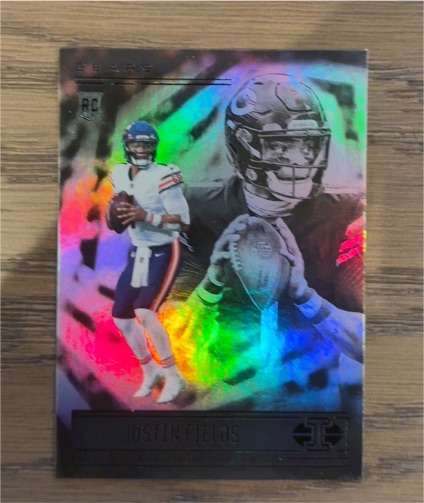 2021 Panini Illusions #62 Justin Fields Rookie Card — front