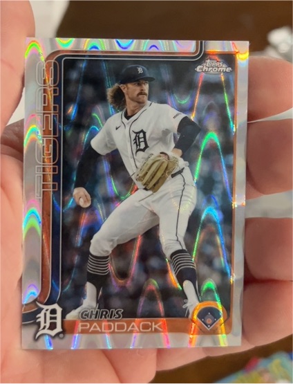 2025 Topps Chrome Update #USC10 Chris Paddack — front