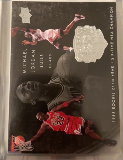 2009-10 Upper Deck #50 Michael Jordan Silver Rookie of the Year — front