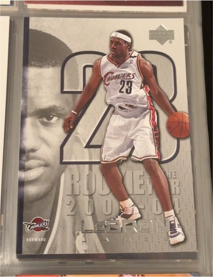 2005-06 Upper Deck #LJ40 LeBron James Rookie of the Year — front