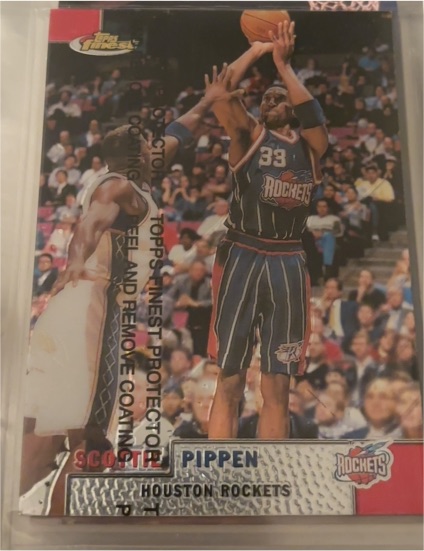 1999-00 Topps Finest #62 Scottie Pippen — front