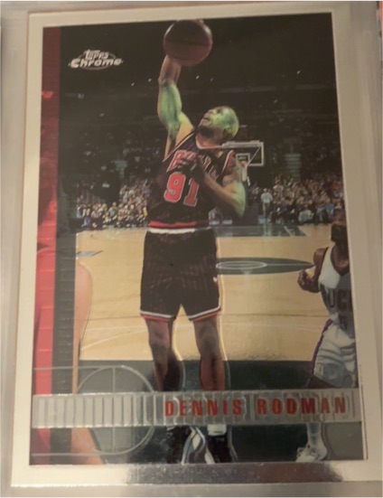 1997-98 Topps Chrome #106 Dennis Rodman — front