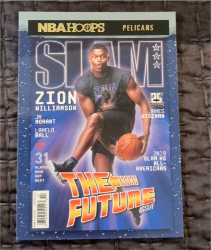2020-21 Panini NBA Hoops Slam #17 Zion Williamson — front