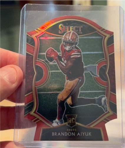 2020 Panini Select Concourse #66 Brandon Aiyuk Rookie — front
