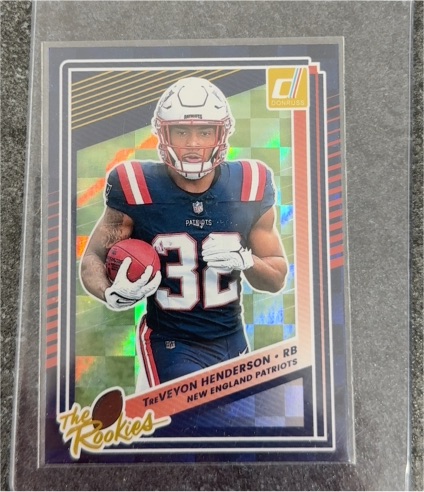 2025 Donruss #16 TreVeyon Henderson The Rookies — front