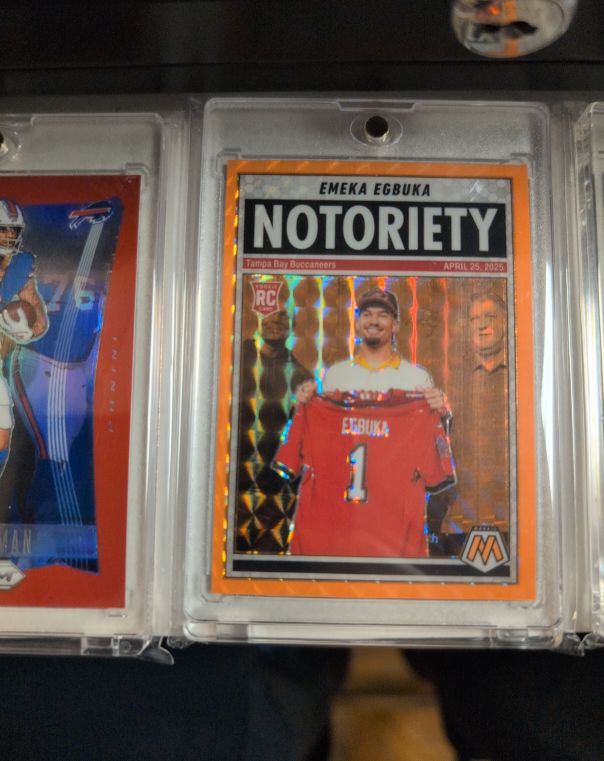 2025 Panini Mosaic #16 Emeka Egbuka Notoriety Rookie — front
