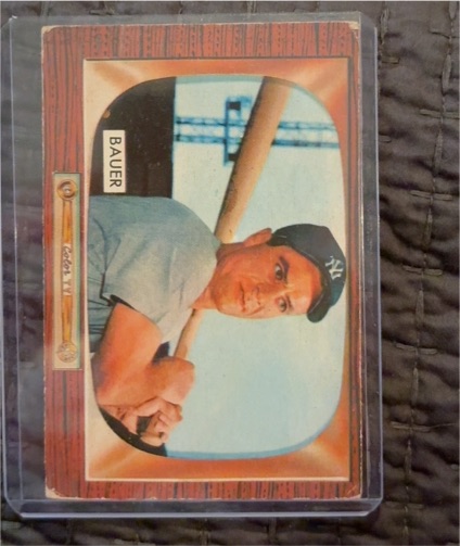 1955 Bowman #246 Hank Bauer — front