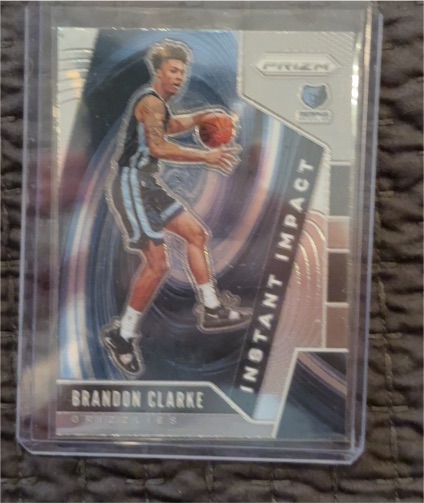2019-20 Panini Prizm Instant Impact #25 Brandon Clarke — front