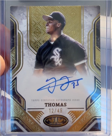 2025 Topps Tier One #12 Frank Thomas — front