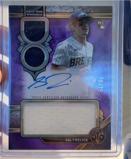 2024 Topps Triple Threads #70 Sal Frelick — front