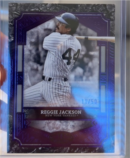 2025 Topps Tier One #12 Reggie Jackson — front