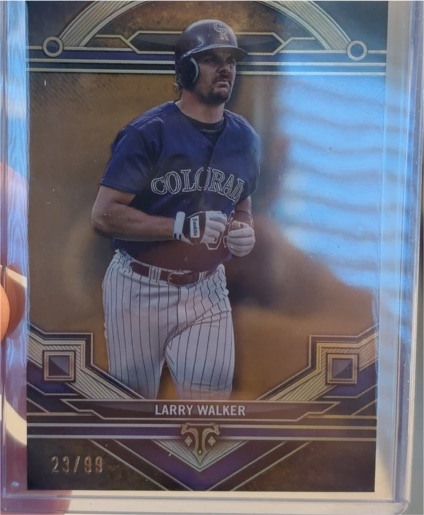 2024 Topps Triple Threads #6 Larry Walker — front