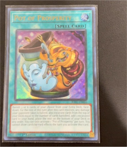 Yu-Gi-Oh! 2022 RA01-EN066 Pot of Prosperity — front
