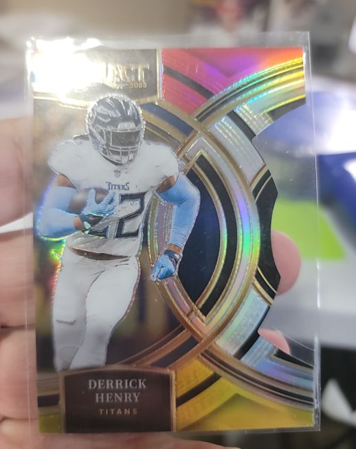 2023 Panini Select Premier Level Silver Die-Cut #156 Derrick Henry — front