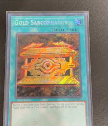 Yu-Gi-Oh! Gold Sarcophagus RA02-EN052 Secret Rare — front