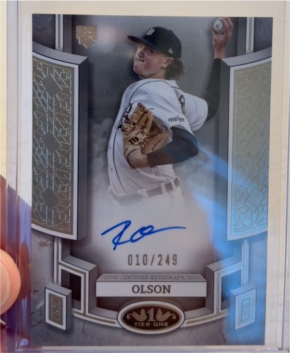 2024 Topps Tier One #BOA-RO Reese Olson — front