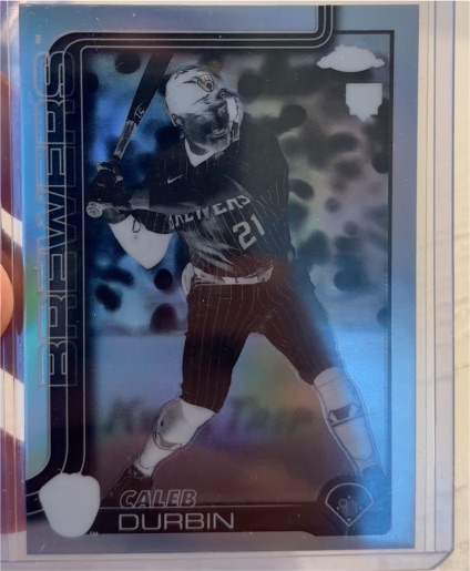 2025 Topps Chrome Update #USC82 Caleb Durbin — front